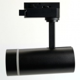 Трековый светодиодный светильник AL106 Luna 12W 2700K 1080Lm 80° однофазный, черный