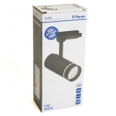 Трековый светодиодный светильник AL106 Luna 12W 2700K 1080Lm 80° однофазный, черный