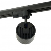 Светильник трековый Feron AL125 Linea под лампу GX53 15W 230V IP40 однофазный, черный