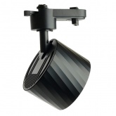 Светильник трековый Feron AL126 Linea под лампу GX70 15W 230V IP40 однофазный, черный