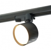 Светильник трековый Feron AL126 Linea под лампу GX70 15W 230V IP40 однофазный, черный