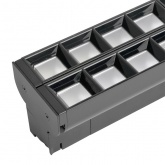 Трековый светодиодный светильник AL123 RetailTrace 2x30W 4000K 6600Lm 60° однофазный, черный