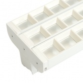 Трековый светодиодный светильник AL124 RetailTrace 3x30W 4000K 9900Lm 60° однофазный, белый