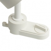 Трековый светодиодный светильник AL128 10W 4000K 800Lm 35° однофазный белый с антибликовой решеткой