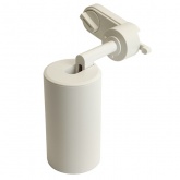 Трековый светодиодный светильник AL128 10W 4000K 800Lm 35° однофазный белый с антибликовой решеткой