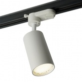 Трековый светодиодный светильник AL128 10W 4000K 800Lm 35° однофазный белый с антибликовой решеткой