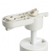 Трековый светодиодный светильник AL128 10W 4000K 800Lm 35° однофазный белый с антибликовой решеткой