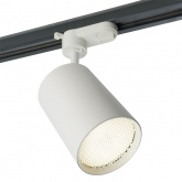 Трековый светодиодный светильник AL128 18W 4000K 1440Lm 35° однофазный белый с антибликовой решеткой