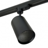Трековый светодиодный светильник AL128 18W 4000K 1440Lm 35° однофазный черный с решеткой антиблик