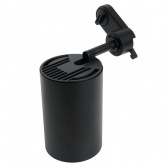 Трековый светодиодный светильник AL128 18W 4000K 1440Lm 35° однофазный черный с решеткой антиблик