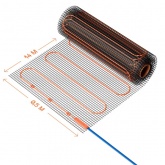 Нагревательный мат Voltum двужильный VLT01-200-7.0 площадь обогрева 7,0м2 мощность 1400Вт