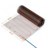 Нагревательный мат Voltum двужильный VLT01-200-10 площадь обогрева 10,0м2 мощность 2000Вт