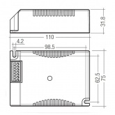 ЭПРА для металлогалогенных ламп 70W Tridonic PCI 70 TOP C011