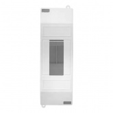 Бокс пластиковый накладной EKF PROxima КМПН 1/2 2 модуля, белый