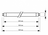 Лампа бактерицидная Philips TUV G55 T8 55W HO G13 L895mm специальная безозоновая