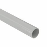 Труба гладкая жёсткая ПВХ DKC 50 мм лёгкая атмосферостойкая серая [3м/шт, уп.15м]