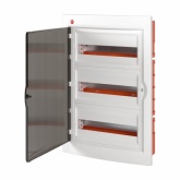 Щиток встраиваемый DKC RAM base 54м (3х18) прозрачная дверь IP41 белый