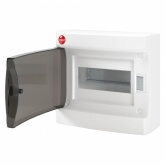 Щиток настенный DKC RAM base 8 модулей с прозрачной дверцей IP41 белый