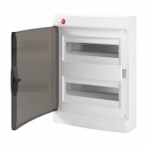 Щиток настенный DKC RAM base 24м (2х12) с прозрачной дверцей IP41 белый