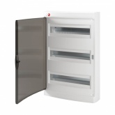 Щиток настенный DKC RAM base 54м (3х18) с прозрачной дверцей IP41 белый