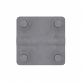 Соединитель DKC полоса-полоса с разделительной пластиной 80х80 мм для полосы 25-50мм