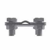 Соединитель DKC пруток - пруток 57x57мм для прутка D10 мм горячеоцинкованная сталь