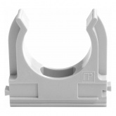 Крепеж-клипса Промрукав для труб и гофры 50 мм серая [уп.10шт]