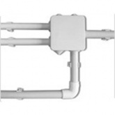 Соединитель угловой разборный для труб ПВХ d16мм [уп. 100шт]
