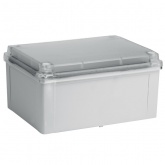 Коробка ответвительная Express DKC 150х110х70 с гладкими стенками c прозрачной крышкой IP56