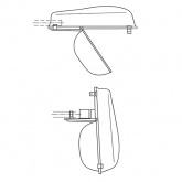 Консольный светильник Galad ЖКУ15-150-101 150 Вт Е40 IP53 со стеклом под лампу ДНАТ