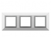 Рамка 6 модулей DKC Avanti из металла, белая