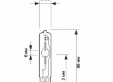 Лампа металлогалогенная Philips CDM-TC Elite 50W/930 3000K G8.5 (МГЛ)