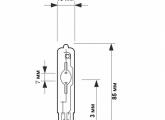 Лампа металлогалогенная Philips CDM-TC Elite 70W/930 3000K G8.5 (МГЛ)