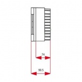 Бокс Viko накладной на 6 модулей