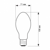 Лампа натриевая Philips SON 70W E27