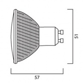 Лампа галогенная Sylvania HI-SPOT ES50 50W 50° 220V GU10