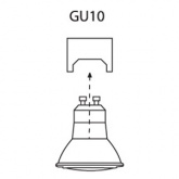 Лампа галогенная Sylvania HI-SPOT ES50 50W 50° 220V GU10