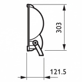Прожектор Philips RVP251 SON-TPP150W E40 IP65 симметричный с натриевой лампой