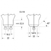 Лампа галогенная Sylvania HI-SPOT 63 75W 50° 220V GU10