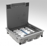 Лючок напольный Legrand 12мод. гл.75-105мм серый