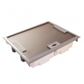 Лючок напольный Legrand 12мод. гл.75-105мм под покрытие бежевый