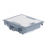 Лючок напольный Legrand 18мод. гл.75-105мм серый