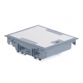 Лючок напольный Legrand 24мод. гл.75-105мм серый