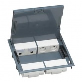 Лючок напольный Legrand 24мод. гл.75-105мм серый