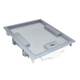 Лючок напольный Legrand 24мод. гл.75-105мм под покрытие серый