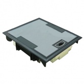 Напольный лючок Legrand 10мод. гл.65мм серый