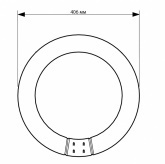 Люминесцентная лампа кольцевая Philips TL-E Circular 40W/33-640 T9 G10q, 406mm