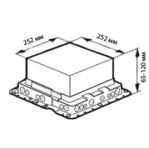 Монтажная коробка для лючков Legrand 18мод.