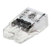 Клеммник WAGO 2 (одножильных) х 0,5-2,5 мм 24A Cu [уп. 100шт]