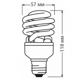 Лампа энергосберегающая Osram Micro Twist 24W/840 E27